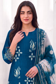 Premium Cotton Lino Digital Print Handwork Salwar Kameez