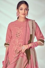 Load image into Gallery viewer, Pink Pure Cotton Khadi Block Print Casual Salwar Kameez
