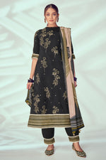 Load image into Gallery viewer, Black Pure Cotton Khadi Block Print Casual Dress
