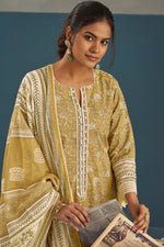 Load image into Gallery viewer, Premium Cotton Hand Block Print Straight Cut Salwar Suit