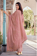 Load image into Gallery viewer, Pure Cotton Embroidery Hand Block Print Salwar Kameez
