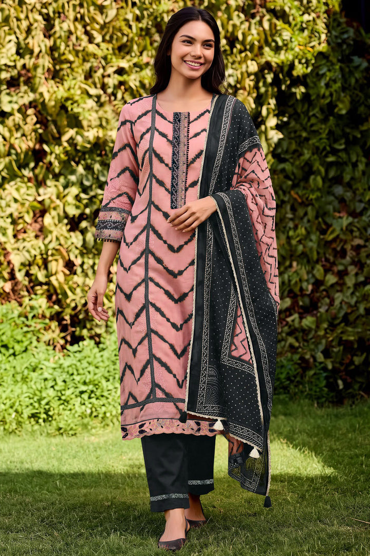 Digital Print Cotton Dress Material Set