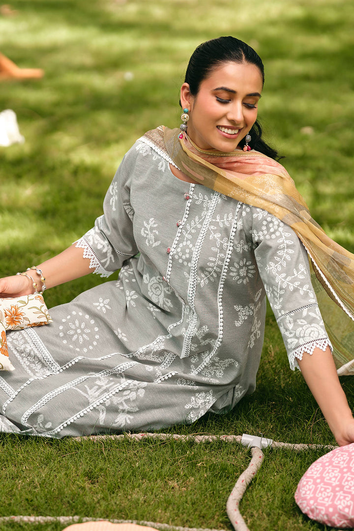 Elegant Women'S South Cotton Casual Salwar Kameez