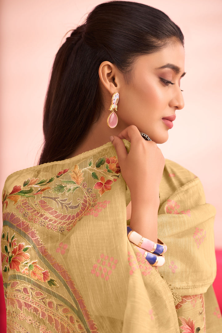 Premium Kota Checks Digital Print Designer Salwar Kameez