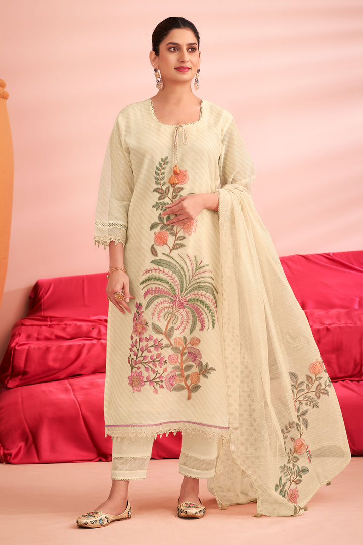 Luxury Kota Checks Digital Printed Salwar Suit