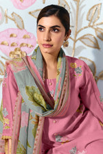 Load image into Gallery viewer, Traditional Mal Chanderi Embroidery Cotton Salwar Suit