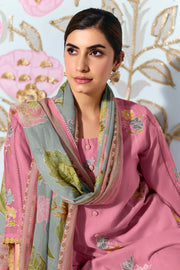 Traditional Mal Chanderi Embroidery Cotton Salwar Suit