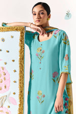 Load image into Gallery viewer, Graceful Pure Mal Chanderi Daily Wear Salwar Kameez