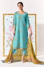 Load image into Gallery viewer, Graceful Pure Mal Chanderi Daily Wear Salwar Kameez