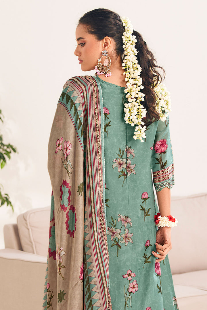 Pure Bemberg Silk Digital Print Salwar Kameez