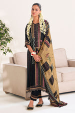 Load image into Gallery viewer, Black Pure Bemberg Silk Digital Print Salwar Suit
