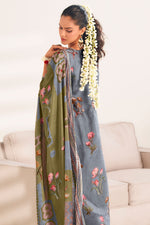 Load image into Gallery viewer, Pure Bemberg Silk Digital Print Salwar Kameez In Grey Colour
