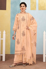 Load image into Gallery viewer, Premium Cotton Embroidered Daily Wear Palazzo Suit