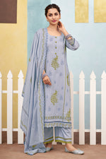 Load image into Gallery viewer, Stylish Cotton Embroidered Palazzo Salwar Kameez