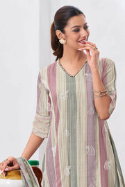 Pure Linen Multi Color Digital Print Casual Salwar Suit