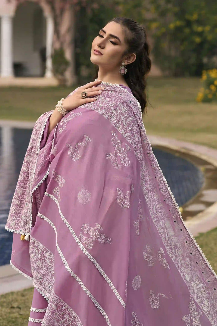 Daily Wear Cotton Embroidered Straight Cut Suit