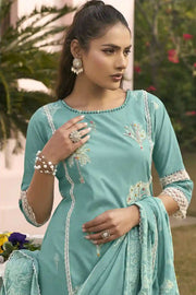 Ethnic Pure Cotton Block Print Salwar Suit