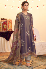 Load image into Gallery viewer, Pure Tissue Hand Batik Print Designer Salwar Kameez

