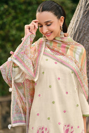 Pure Linen Embroidered Daily Wear Salwar Kameez