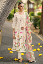 Load image into Gallery viewer, Pure Linen Embroidered Daily Wear Salwar Kameez