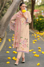 Load image into Gallery viewer, Designer Linen Handwork Embroidered Daily Wear Salwar Kameez
