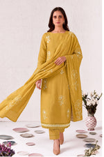 Load image into Gallery viewer, Premium Chanderi Beads Patti Designer Salwar Kameez