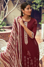 Load image into Gallery viewer, Pure Kota Checks Hand Block Print Salwar Kameez
