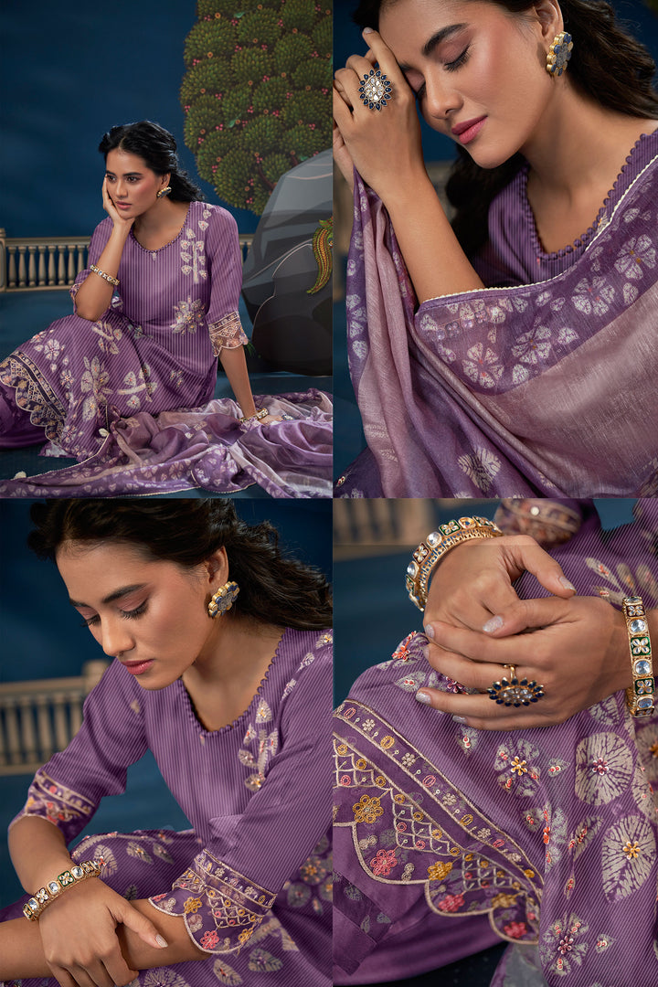 Pure Premium Corduroy Digital Print Salwar Kameez