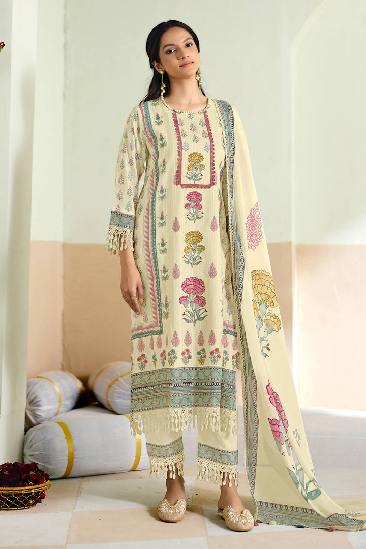 Ethnic Cotton Lining Printed Salwar Kameez