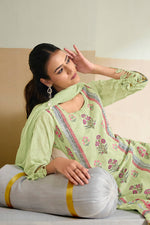 Load image into Gallery viewer, Premium Hand Block Print Cotton Suit With Decorative Mal Cotton Dupatta