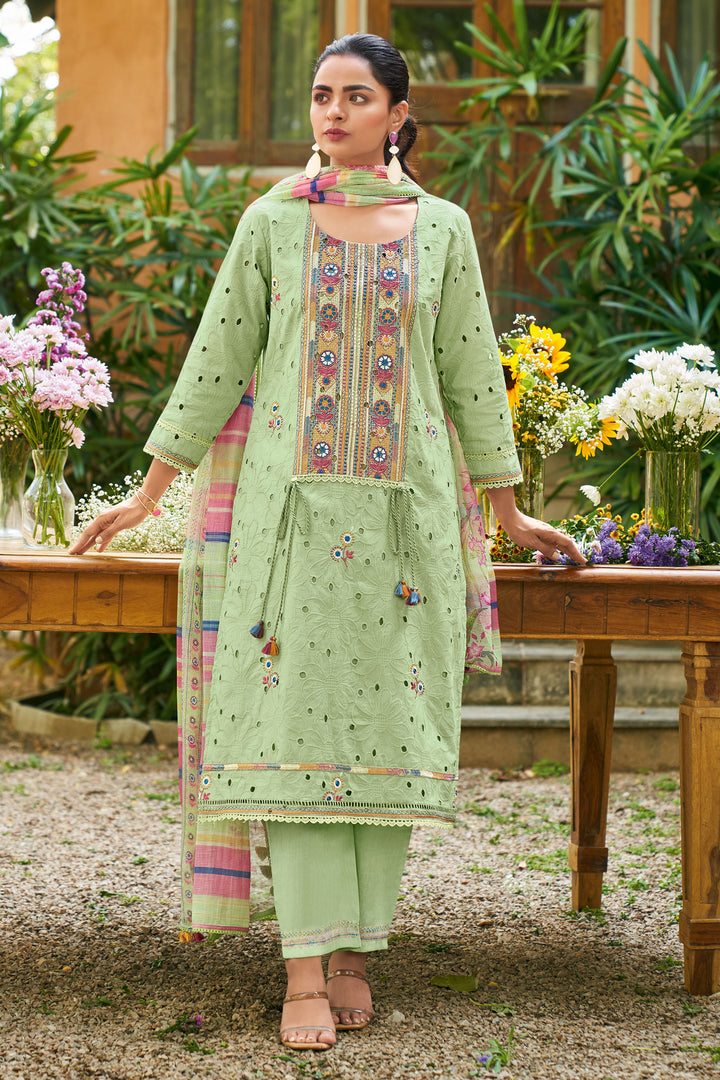 Exclusive Premium Cotton Straight Cut Salwar Kameez