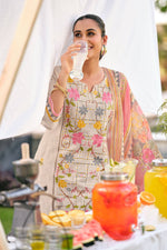 Load image into Gallery viewer, Traditional Embroidered South Cotton Daily Wear Salwar Kameez