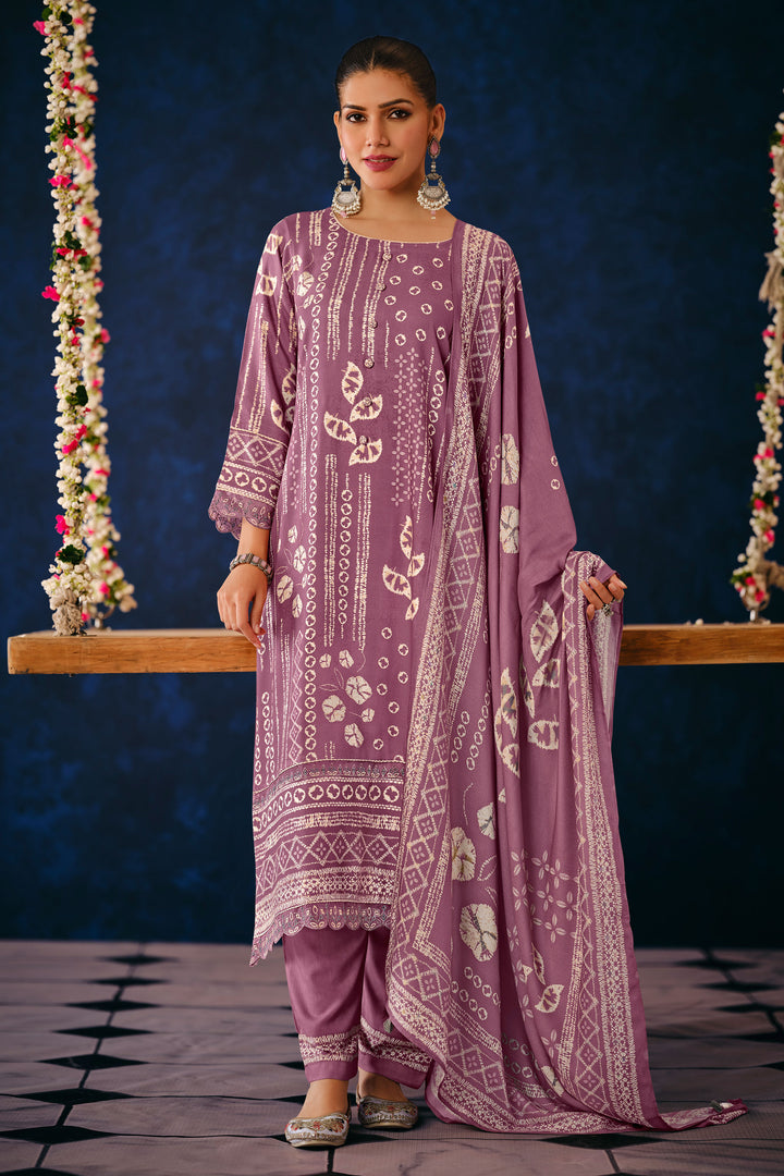 Pure Premium Pashmina Digital Print Casual Salwar Kameez