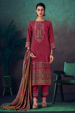 Load image into Gallery viewer, Pure Pashmina Digital Print Casual Salwar Kameez
