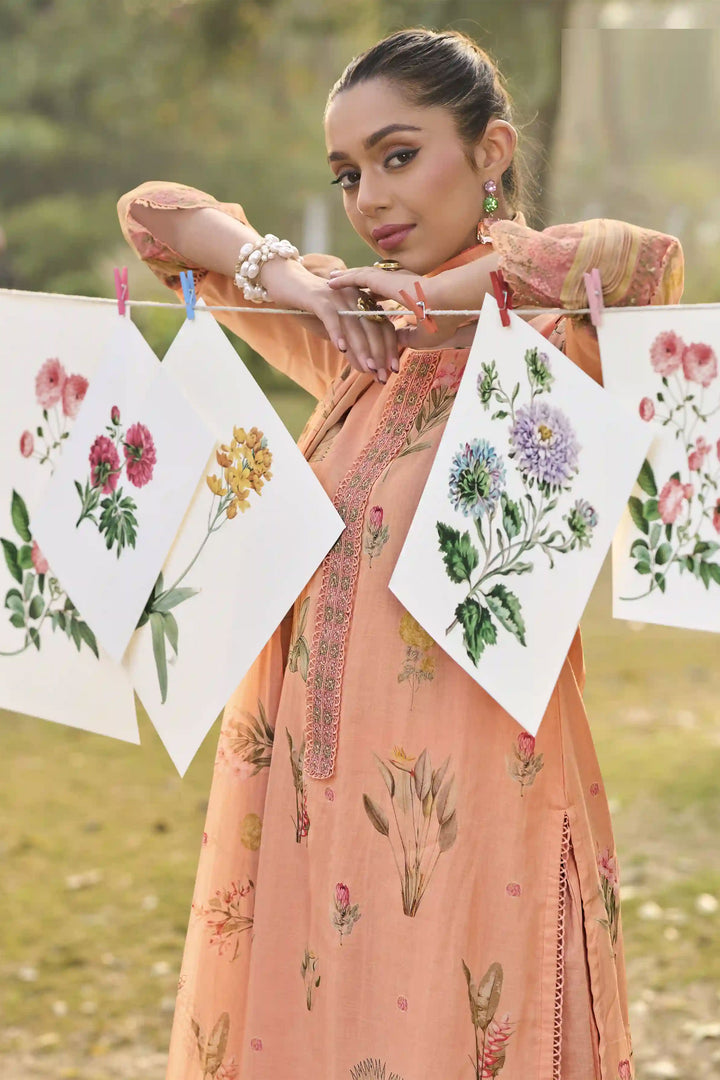 Premium Malai Chanderi Daily Wear Digital Print Dress