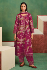 Load image into Gallery viewer, Pure Premium Pashmina Digital Print Embroidered Salwar Kameez