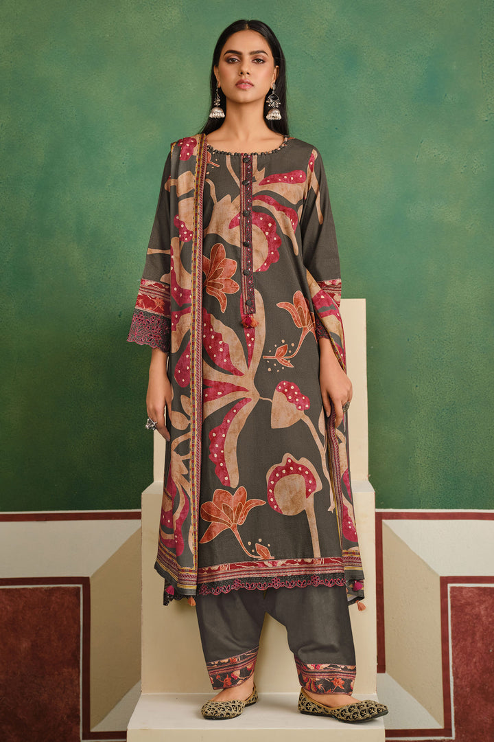 Pure Pashmina Designer Digital Print Casual Salwar Kameez