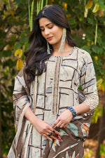 Load image into Gallery viewer, Pure Linen Digital Print Designer Daily Wear Salwar Kameez