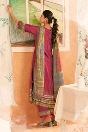 Premium Bemberg Silk Slub Digital Print Designer Salwar Kameez