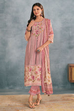 Load image into Gallery viewer, Pure Mal Mal Cotton Digital Print Long Straight Cut Casual Salwar Kameez