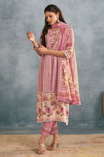 Load image into Gallery viewer, Pink Pure Mal Mal Cotton Digital Print Casual Salwar Kameez
