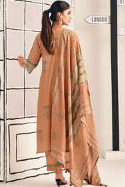 Peach Elegant Premium Cotton Digital Print Daily Wear Salwar Kameez For Women