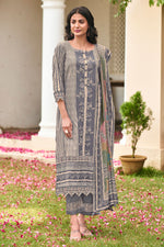 Load image into Gallery viewer, Pure Premium Corduroy Digital Print Straight Cut Salwar Kameez
