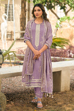 Load image into Gallery viewer, Stylish Organdy Hand Block Print Casual Wear Salwar Kameez