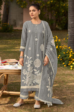 Load image into Gallery viewer, Pure South Cotton Jacquard Designer Salwar Kameez