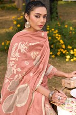 Load image into Gallery viewer, Elegant Pure Cotton Jacquard Salwar Kameez Set