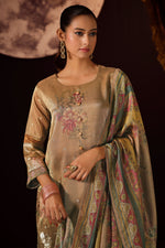 Load image into Gallery viewer, Pure Tissue Fancy Jacquard Digital Print Salwar Suit