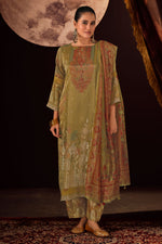 Load image into Gallery viewer, Premium Tissue Jacquard Embroidery Work Salwar Suit