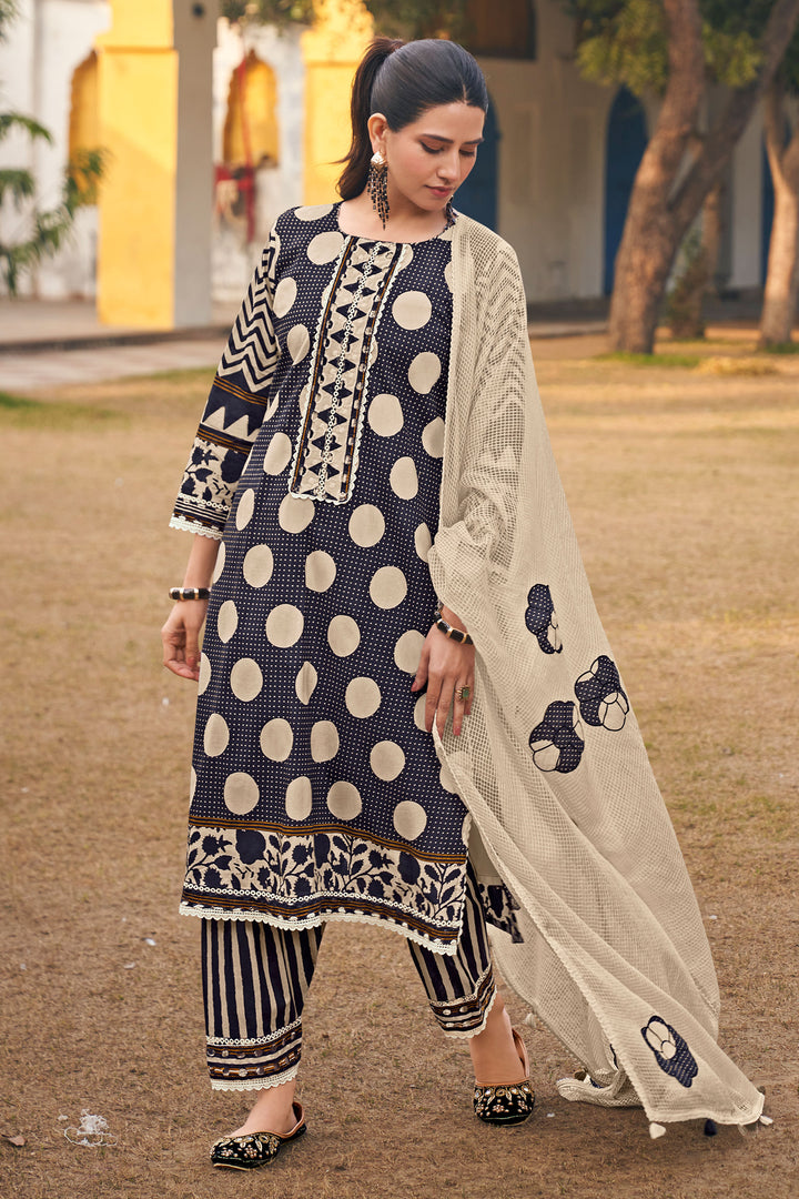 Women’s Pure Cotton Block Print Salwar Kameez