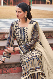 Designer Cotton Block Print Salwar Kameez